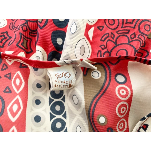 So Wear It Declare It Multi Color Dress Size Medium - Picture 4 of 7